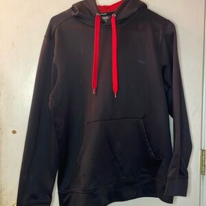 Everlast Black Hoodie with Red Accents